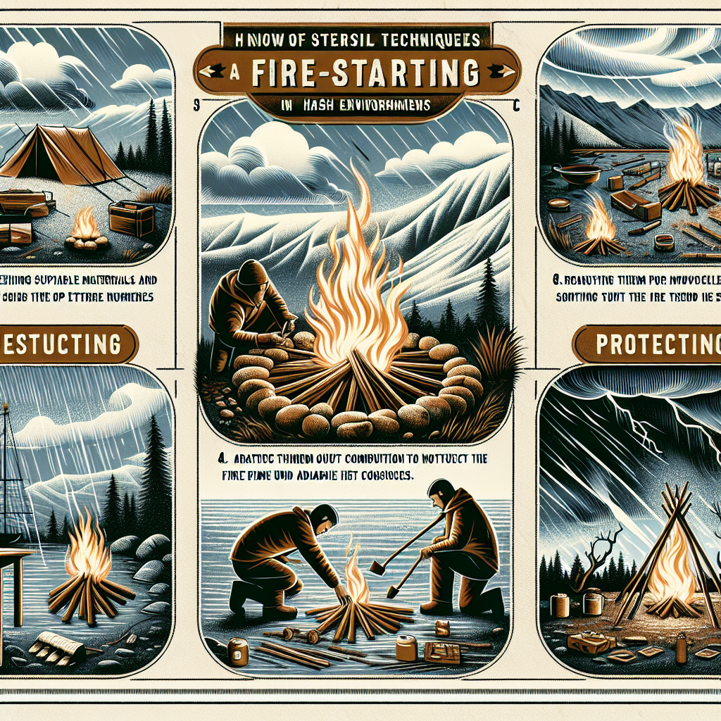 Fire Starting In Harsh Conditions: Techniques For Success